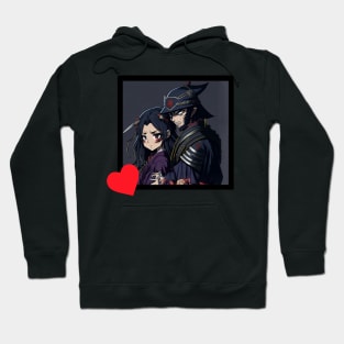 Samurai in love Hoodie